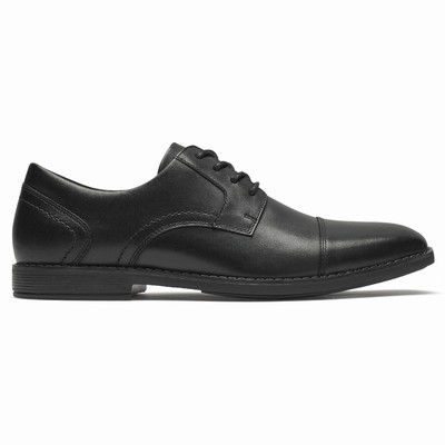 Rockport Slayter Cap Toe Blucher Oxfords Schuhe Herren Schwarz ZJL-503912